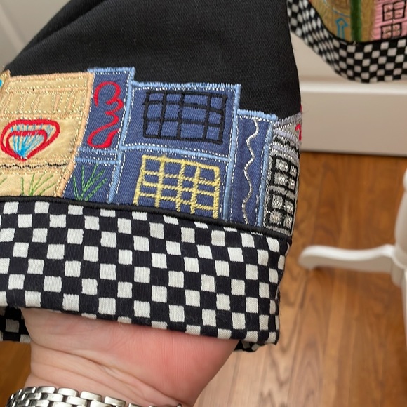 Anage embroidered cotton Miami Beach design jacket. Size XL. NWT - Picture 4 of 10